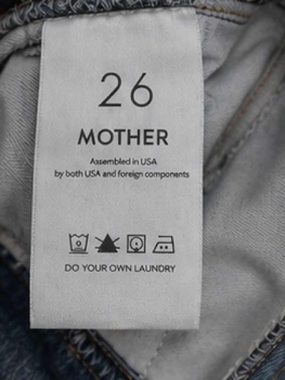 MOTHER The Dazzler Yoke Front Ankle Jeans – Wander Dust Wash – Size 26 - Picture 8 of 10